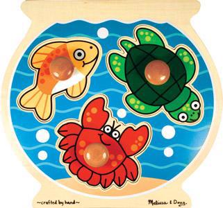 Jumbo Knob Puzzle - Fish Bowl