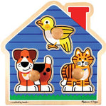 Photo 1 Jumbo Knob Puzzle - House Pets