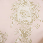 Photo 2 Lollipops & Roses  Pink & Tan Angel Toile Moses Basket