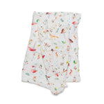Luxe Muslin Swaddle- Woodland Gnome