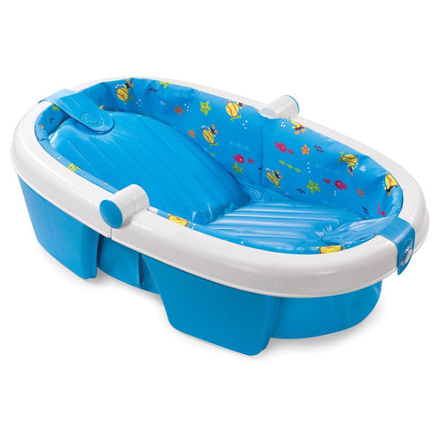 Newborn-to-Toddler Fold Away Baby Bath - Blue