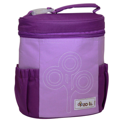 Nom Nom Nylon Lunch Bag - Purple