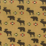 Photo 2 Northwoods Animals Deluxe Flannel Fitted Crib Sheet