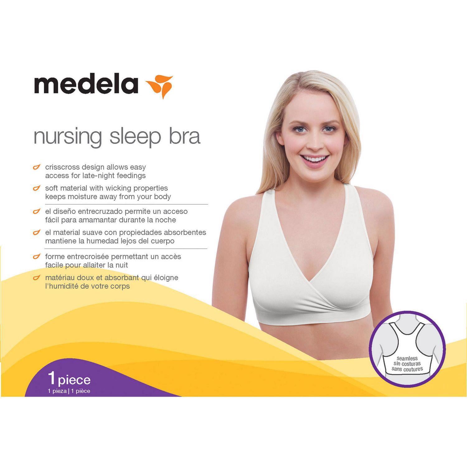 Medela Nursing Sleep Bra - White