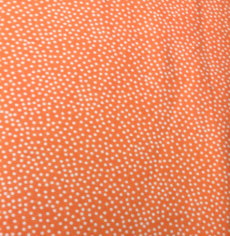 Orange with Polka Dot Fabric - 3yds