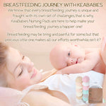 Photo 9 Organic Nursing Pads For Breastfeeding (Pastel Touch Lite, Large 4.8")