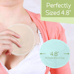 Photo 6 Organic Nursing Pads For Breastfeeding (Pastel Touch Lite, Large 4.8")