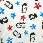 Photo 2 Penguin Deluxe Flannel Fitted Crib Sheet