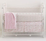 Photo 1 Pink Crib Bedding Set 3 PC Sweet and Simple