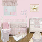 Photo 2 Pink Crib Bedding Set 3 PC Sweet and Simple