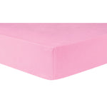 Photo 1 Pink Deluxe Flannel Fitted Crib Sheet