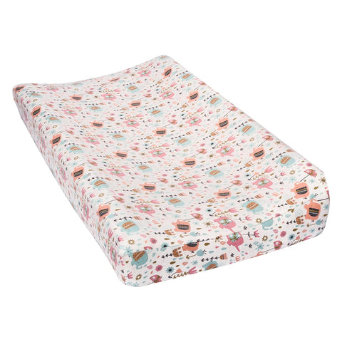 Babyletto Fleeting Flora Contour Changing Pad Cover FREE SHIPPING