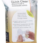 Quick Clean Breastpump / Accessories Wipes - 24 ct