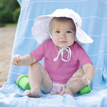 Photo 4 Ruffle Snap Reusable Absorbent Swimsuit Diaper-Pink Sealife