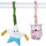 Photo 1 Scrappy Stroller Toy - 2 Pack, Star & Owl