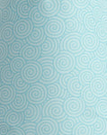Photo 1 Scribbles Blue Swirl Fabric - 3yds