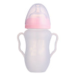 Photo 3 Silicone Baby Bottle with Handle 8.8fl oz