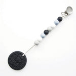 Photo 9 Black Cookie Teether with holder - Black--Blue