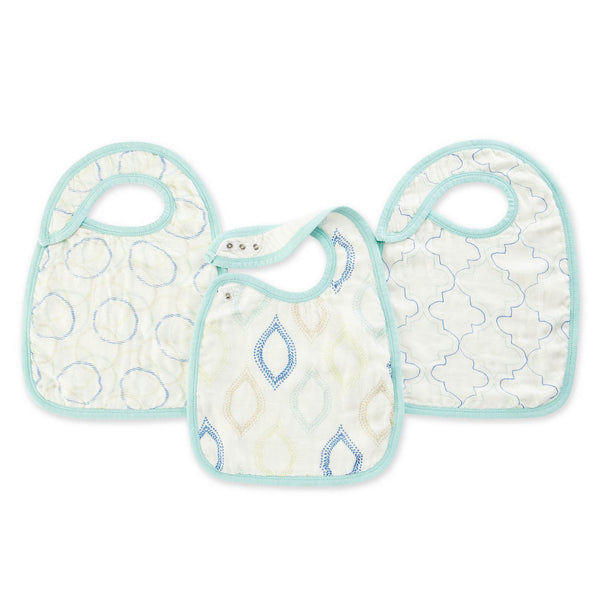 Silky Soft Snap Bib - 3 pack - Sprout