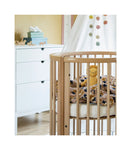 Photo 24 Sleepi Oval Mini Crib - Complete Bundle