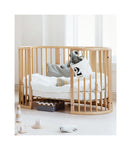 Photo 25 Sleepi Oval Mini Crib - Complete Bundle
