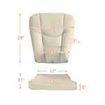 Sleigh Glider Back & Seat Cushions
