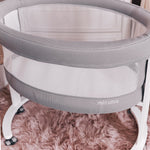 Smart Fresh Wooden Bassinet and Fabric