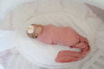 Photo 6 Smart Luce Wooden Bassinet with Light and Fabric