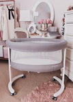 Photo 12 Smart Luce Wooden Bassinet with Light and Fabric