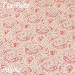Photo 1 Tea Party Paisley Print Fabric - 3yds.