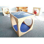 Photo 1 Toddler Acrylic Sky Top Play Cube With Mat