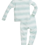 Toddler Sea Breeze Stripe Long John Pajama Set