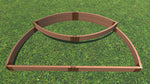 Photo 3 Tool-Free 'Blackbeard's Hat' Semi Circle Raised Garden Bed - 6' x 8'