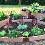 Tool-Free 'Circle Quadruple' Raised Garden Bed - 10' x 10'