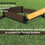 Tool-Free 'Nelson's Hat' Semi Circle Raised Garden Bed - 6' x 8'