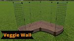 Photo 18 Tool-Free 'Ok Corral' Curved Corner Raised Garden Bed - 8' x 8'