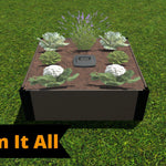 Tool-Free Raised Garden Bed - 4' x 4'