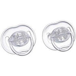 Photo 2 Translucent Infant Pacifiers 0-6m - Colors May Vary