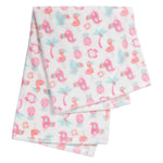 Photo 5 Tropical Pastel Plush Baby Blanket