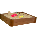 Photo 7 Two Inch Series 4ft. x 4ft. x 11in. Composite Square Sandbox Kit