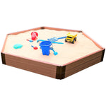 Photo 3 Two Inch Series 7ft. x 8ft. x 11in. Composite Hexagon Sandbox Kit