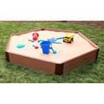 Photo 2 Two Inch Series 7ft. x 8ft. x 11in. Composite Hexagon Sandbox Kit