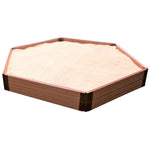 Photo 7 Two Inch Series 7ft. x 8ft. x 11in. Composite Hexagon Sandbox Kit