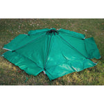 Photo 9 Two Inch Series 7ft. x  8ft. x 11in. Composite Hexagon Sandbox Kit with Canopy/Cover