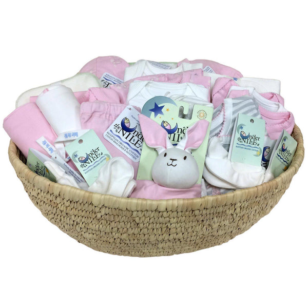 Ultimate Organic Baby Shower Gift Set - Pink