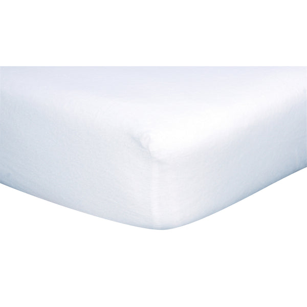 White Flannel Deluxe Flannel Fitted Crib Sheet