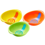 Photo 1 White Hot Toddler Bowls, 3ct - Assorted Colors
