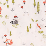 Winter Woods Flannel Swaddle Blanket