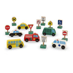 Photo 1 Wooden Vehicles and Traffic Signs
